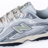 NEW BALANCE 204L U204LSWB WHITE SILVER METALLIC GREEN - Shoelosophy