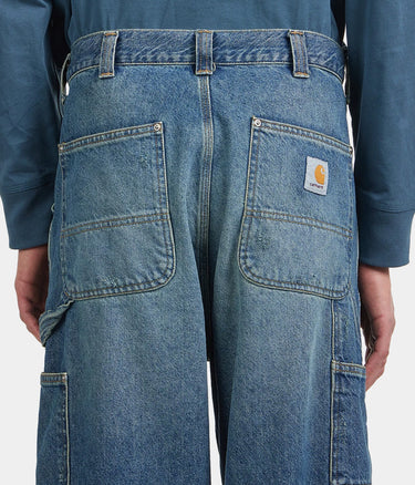 CARHARTT WIP OG DOUBLE KNEE PANT I036273 BLUE GRIND WASH - Shoelosophy