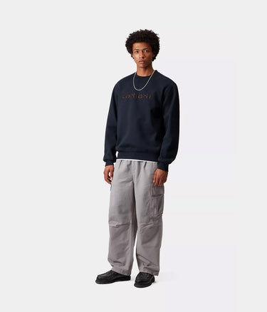 CARHARTT WIP CARHARTT SWEATSHIRT I030546 DEEP NIGHT PALISANDER - Shoelosophy