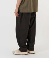 UNIVERSAL WORKS DUTCH PANT P34028 TROPICAL SUITING BROWN MARL - Shoelosophy