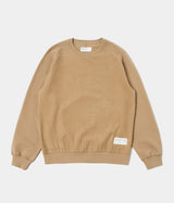 UNIVERSAL WORKS SWEATSHIRT BRUSH BACK 31184 SAND - Shoelosophy