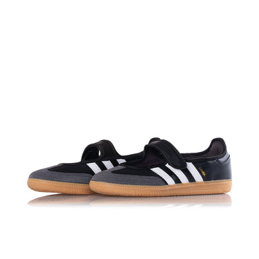 ADIDAS WOMENS SAMBA JANE JQ6445 CARBON BLACK WHITE - Shoelosophy
