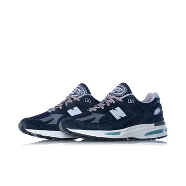 NEW BALANCE 991 V2 MADE IN ENGLAND U991NV2 NAVY - Shoelosophy