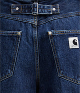 CARHARTT WIP DAMEN BELMONT SHORT I036598 BLAU GESPÜLT - Shoelosophy