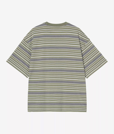 CARHARTT WIP ZANE T シャツ I036186 ZANE ストライプ ドルグリーン - Shoelosophy
