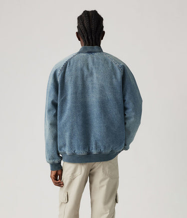 LEVI'S FILBERT FLIGHT JACKET A4418-0012 FINALLY MADE IT DENIM STONE - Shoelosophy