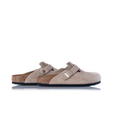 BIRKENSTOCK BOSTON BS SANDCASTLE 1030883 HERGESTELLT IN DEUTSCHLAND WILDLEDER - Shoelosophy