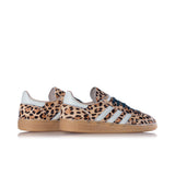 ADIDAS WOMENS HANDBALL SPEZIAL KI6678 MAGIC BEIGE IVORY LEOPARD PRINT - Shoelosophy