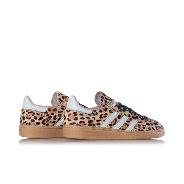ADIDAS WOMENS HANDBALL SPEZIAL KI6678 MAGIC BEIGE IVORY LEOPARD PRINT - Shoelosophy