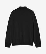 CARHARTT WIP MADISON POLO LONG SLEEVE I036162 BLACK - Shoelosophy