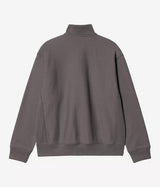 CARHARTT WIP HALF ZIP AMERICAN SCRIPT SWEATSHIRT I027014 PORPHYRY - Shoelosophy