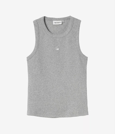 CARHARTT WIP WOMENS PHILIPS A-SHIRT I034624 GRAY HEATHER - Shoelosophy