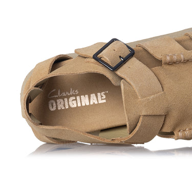 CLARKS ORIGINALS MEARE BUCKLE DARK MAPLE SUEDE - Shoelosophy