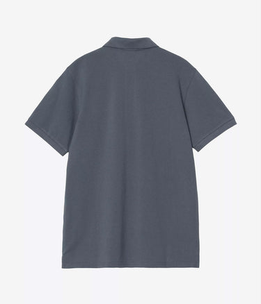 CARHARTT WIP CHASE PIQUE POLO I023807 COZY BLUE - Shoelosophy