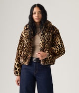 LEVI'S ELLE SHERPA LEOPARD JACKET 0050B-0000 MURIEL FAUX - Shoelosophy