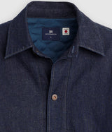 LEVI'S 블루 탭 네이비 색 코트 0033U-0000 브라이트 린스드 셀비지 데님 - Shoelosophy