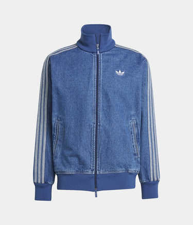 ADIDAS ORIGINALS DENIM FIREBIRD TRACK TOP JC6233 MEDIUM BLUE - Shoelosophy