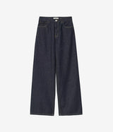 CARHARTT WIP WOMENS JANE PANT I030497 BLUE RINSED - Shoelosophy