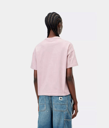 CARHARTT WIP WOMENS PAINTER T-SHIRT I036848 HORTENSIA DESTROY WASH - Shoelosophy