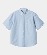 CARHARTT WIP BRAXTON SHIRT I031454 BLEACH KURZE ÄRMEL - Shoelosophy