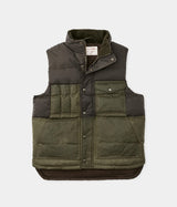FILSON DOWN CRUISER VEST OILED COVER CLOTH FMGIL0005 OTTER GREEN - Shoelosophy