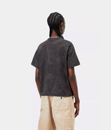 CARHARTT WIP 여성 페인터 티셔츠 I036848 BLACK DESTROY WASH - Shoelosophy