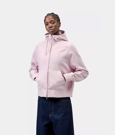 CARHARTT WIP WOMENS HOODED PAINTER JACKET I036842 HORTENSIA DESTROY WASH SPLATTER - Shoelosophy