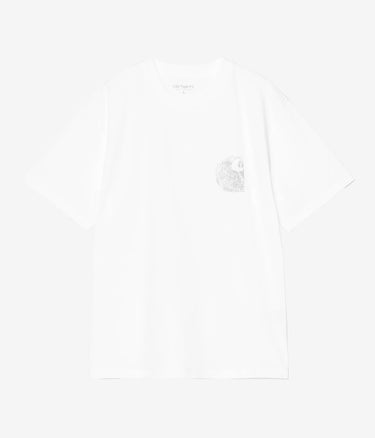 CARHARTT WIP WOMENS OKNICEOK T-SHIRT I035507 WHITE - Shoelosophy