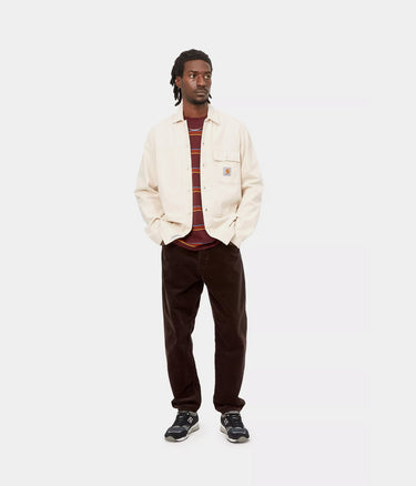 CARHARTT NEWEL PANT I027232 CORDUROY TOBACCO RINSED - Shoelosophy