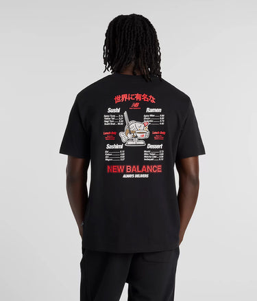NEW BALANCE RAMEN T-SHIRT MT61H51D BLACK - Shoelosophy