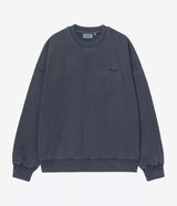 CARHARTT WIP BENTON SWEATSHIRT I035436 CARBON GARMENT DYED - Shoelosophy