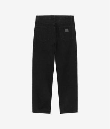 CARHARTT WIP AARON PANT I036728 BLACK RINSED - Shoelosophy