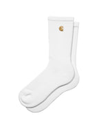 CARHARTT WIP CHASE SOCKS I036747 WEISS - Shoelosophy