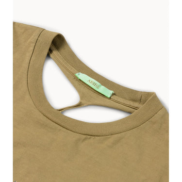 ARIES ARISE DIAMANTE SLASHED BACK VEST CEDAR GREEN IN ITALIEN HERGESTELLT - Shoelosophy