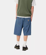 CARHARTT WIP LANDON 반바지 I030469 블루 헤비 스톤 워시드 - Shoelosophy