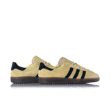 ADIDAS WOMENS BERMUDA BRMD JI2659 POWDER YELLOW BLACK - Shoelosophy