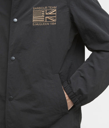 BARBOUR INTERNATIONAL STEVE McQUEEN COACH CASUAL JACKET MCA1101-BK11 BLACK - Shoelosophy