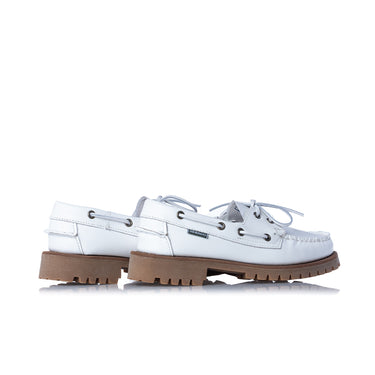 SEBAGO CAMPSIDES RANGER WOMAN 771276W WHITE GUM DAMENMOKASSIN - Shoelosophy