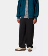 CARHARTT WIP DOUBLE KNEE SWEATPANT I035546 BLACK - Shoelosophy