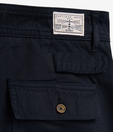 SEBAGO MILTON HERRINGBONE FATIGUE PANT 75125MW DARK BLUE - Shoelosophy