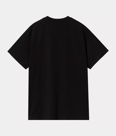 CARHARTT WIP SCRIPT EMBROIDERY T-SHIRT I030435 BLACK - Shoelosophy