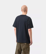 CARHARTT WIP AMERICAN SCRIPT T-SHIRT I029956 DEEP NIGHT - Shoelosophy
