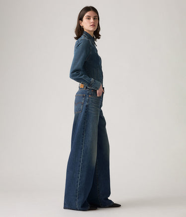 LEVI'S WOMENS XL STRAIGHT JEANS A8701-0030 LAST THURSDAY BLUE - Shoelosophy