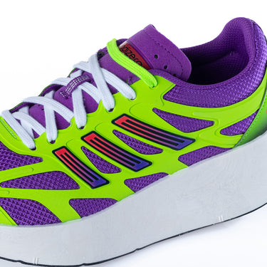 ADIDAS WOMENS ADIZERO ARUKU JP5566 ACTIVE PURPLE SOLAR GREEN - Shoelosophy