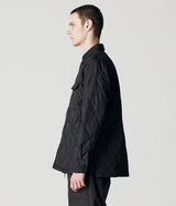 TAION UNISEX MILITARY SHIRT JACKET BLACK - Shoelosophy