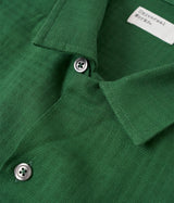 UNIVERSAL WORKS ROAD SHIRT LETTS COTTON 34660 GRÜN - Shoelosophy