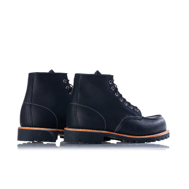 RED WING 2949 MOC TOE ROUGHNECK BLACK MADE IN USA 6" MOC - Shoelosophy