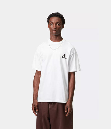 CARHARTT WIP C LOGO ARCHIVE T-SHIRT I035439 WHITE - Shoelosophy