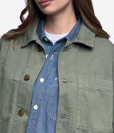 SEBAGO DORR HERRINGBONE JACKET 741274W GREEN LICHEN - Shoelosophy