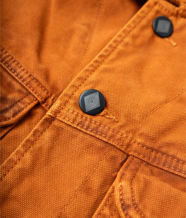AMISH SUPPLIES WOMENS 90S TRUCKER JACKET DUCK CAMVAS DYED - Shoelosophy
